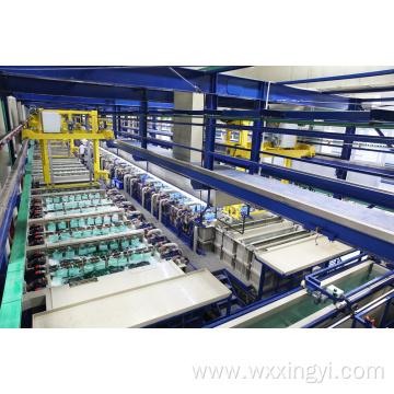 Plastic plating line surface treatment plant electroplating